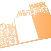 Karte Happy Birthday Plotterdatei SVG DXF